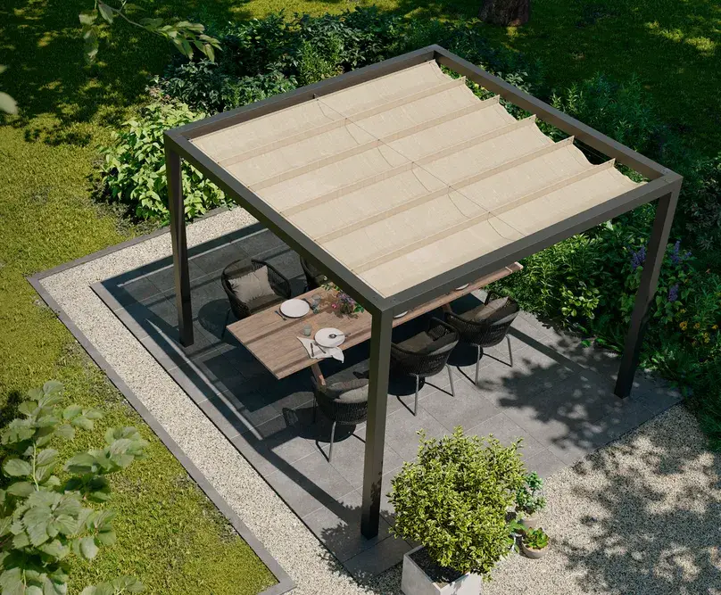 aluminium pergola zonwering