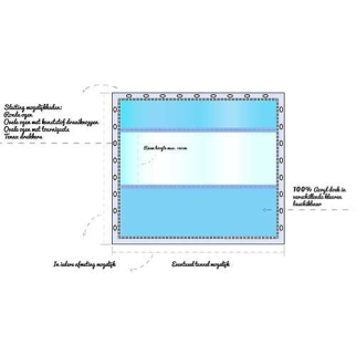 acryl doek midden venster ovale ogen