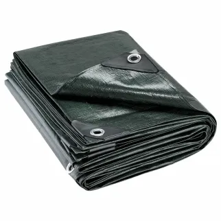 afdekzeil 5x6m groen 280gr/m2