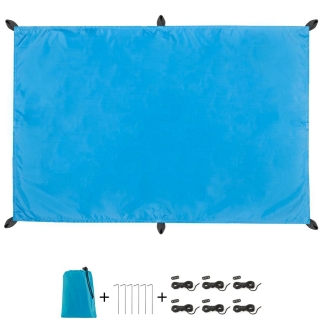 Tarp rechthoek 3x4m blauw