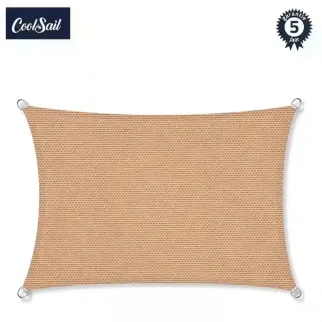 Zonnedoek 6x8m 340gr camel dust