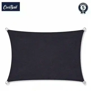 Zonnedoek 5x8m 340gr ebony black