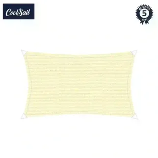 Zonnedoek 1,5x2,5m 340gr ivoor