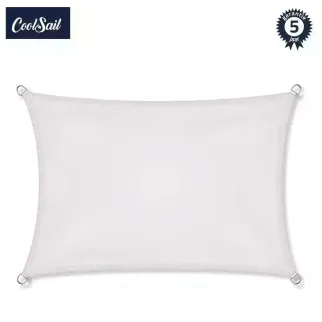 Zonnezeil 5x6m 250gr off white 100% waterdicht