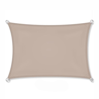 Zonnezeil 2x6m 160gr taupe waterdicht