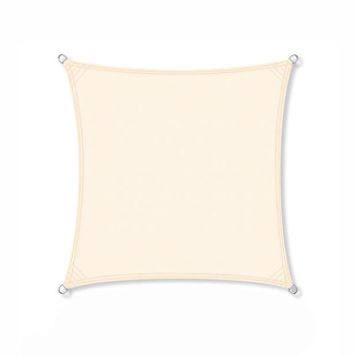 Zonnezeil 2x2m 160gr crème waterdicht