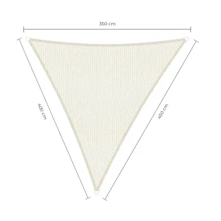 sunfighters schaduwdoek 3,5x4x4,5m wit
