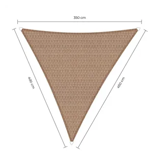 sunfighters schaduwdoek 3,5x4x4,5m zand
