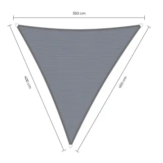 sunfighters schaduwdoek waterdicht 3,5x4x4,5m grijs