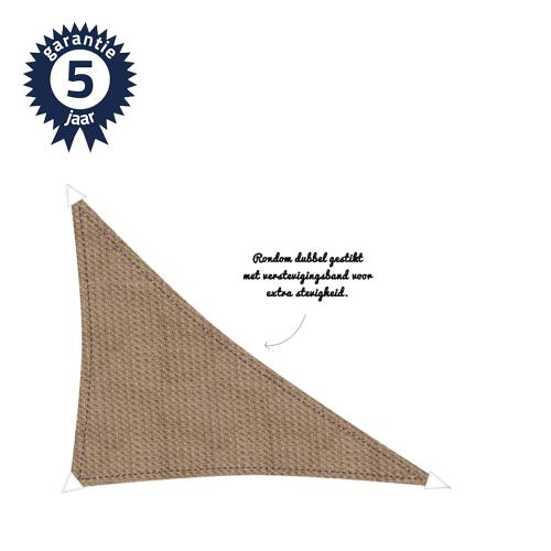 Zonnedoek 2x3x4m 340gr/m²  90º taupe