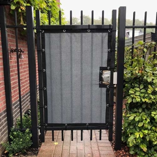 Tuinpoort privacydoek op maat