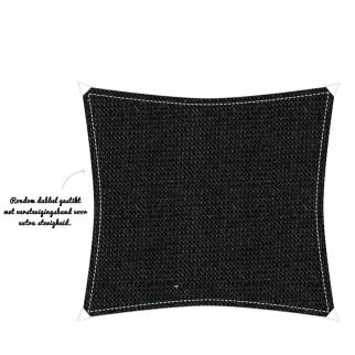 Schaduwdoek 2,5x2,5m 320 gr antraciet