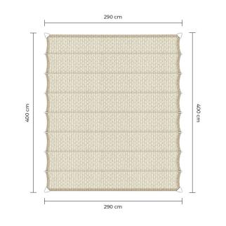 wavesail 290x400cm ivoor