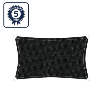 Zonnedoek 3,5x4m 320gr antraciet