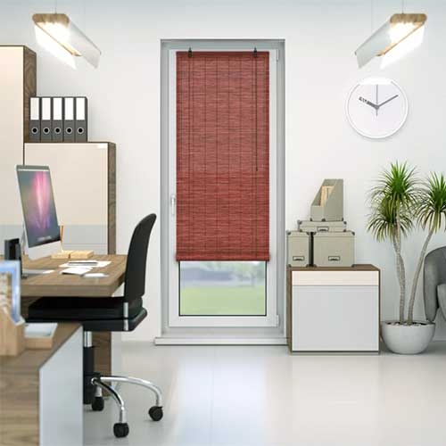 rolgordijn bamboe 70x160 cm kersen sfeer