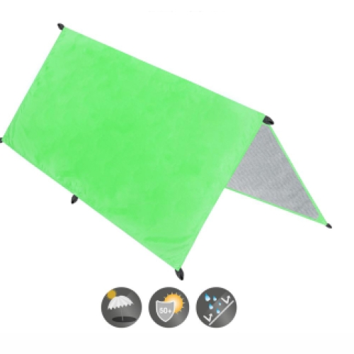 Tarp rechthoek tentvorm 2x3m groen