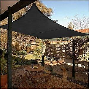 Zonnedoek 5x7x7m 340gr ebony black