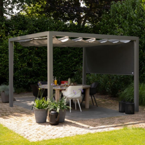 Nesling harmonicadoek 290x500m antraciet