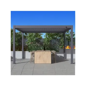 pergola lamellendak atena antraciet