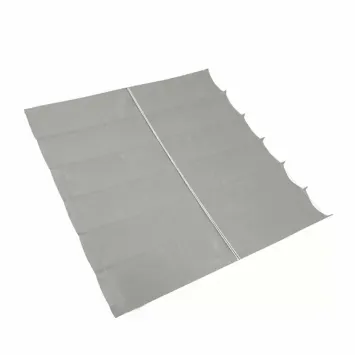 harmonicadoek 200x500 cm grijs