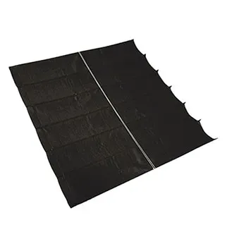 Harmonicadoek 200x400 cm zwart