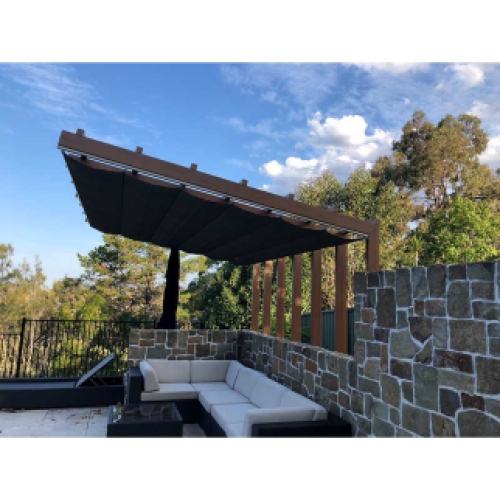 Harmonicadoek luxe in pergola