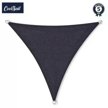 Zonnedoek 4,5x4,5x4,5m  340gr charcoal grey
