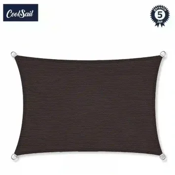 Zonnedoek 4x6m 340gr charcoal grey