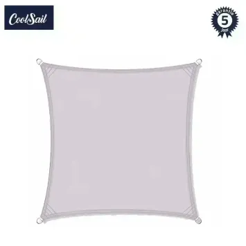 Zonnezeil 4x4m off white 100% waterdicht
