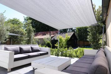 Zonnedoek 1,5x2,5m  340gr grijs