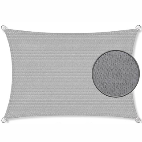 Zonnedoek 2x3m 200gr/m² grijs