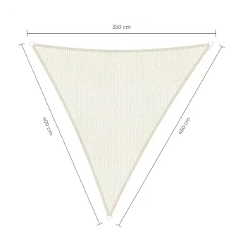 sunfighters schaduwdoek 3,5x4x4,5m wit