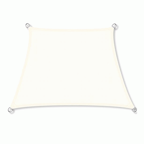 Zonnedoek 4x5x3x3m 190gr crème