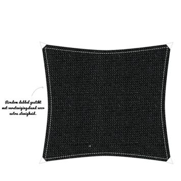 Schaduwdoek 2,5x2,5m 320 gr antraciet
