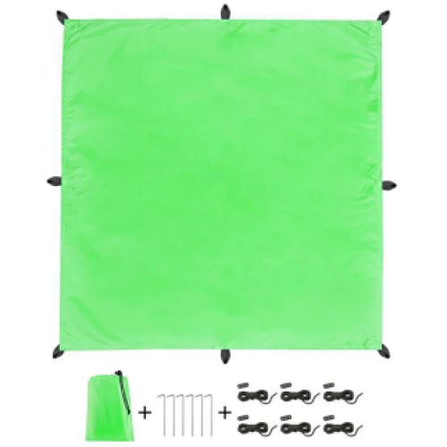 Tarp vierkant 3x3m groen