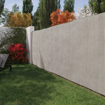 zichtdoek 300gr mokkagrijs 200cm